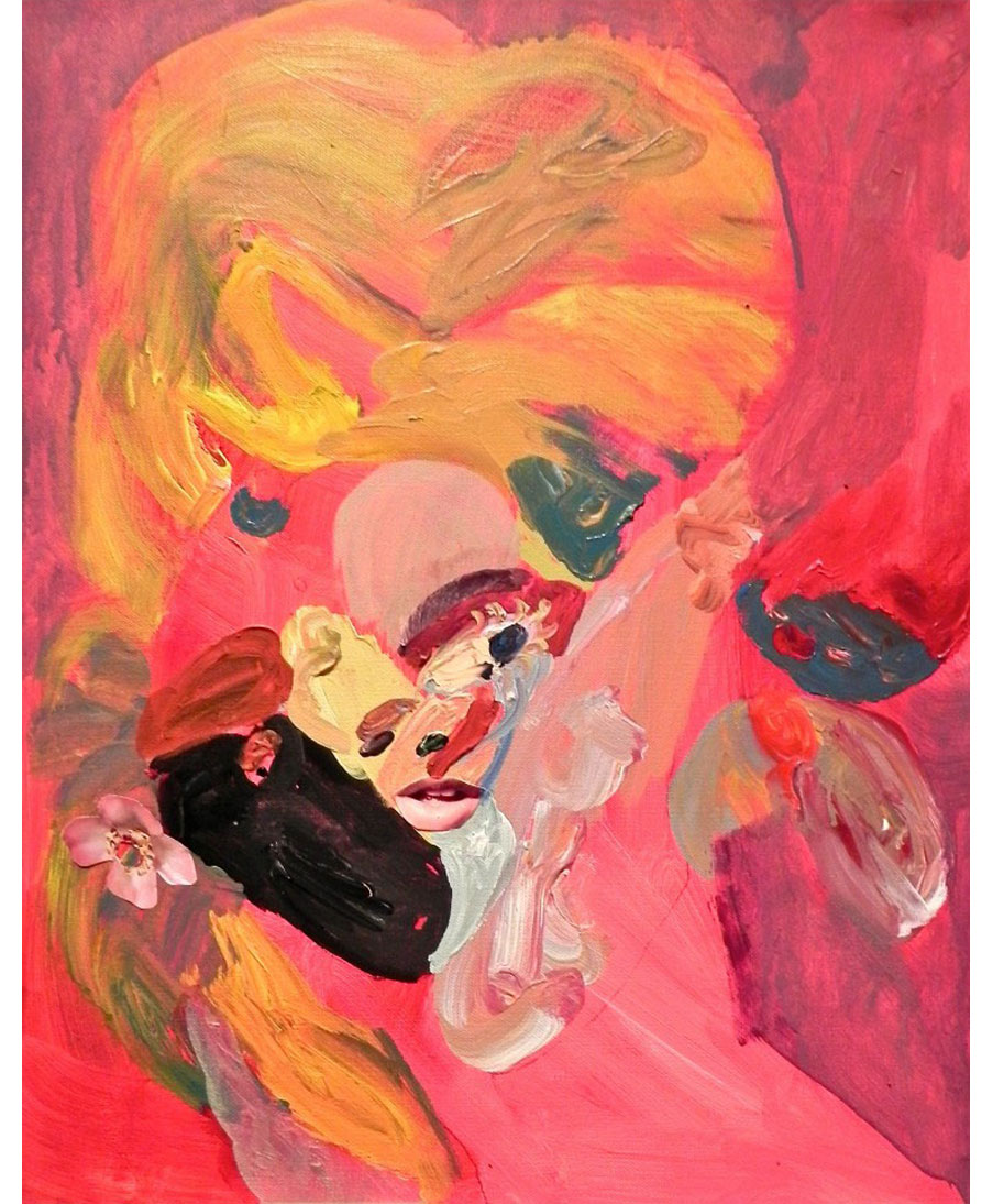 Large image of Jennine Scarboro's painting Bawdy Bad and Beautiful