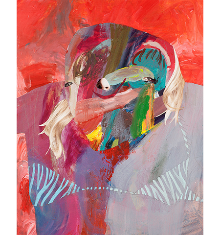 Painting by Jennine Scarboro titled California Blonde