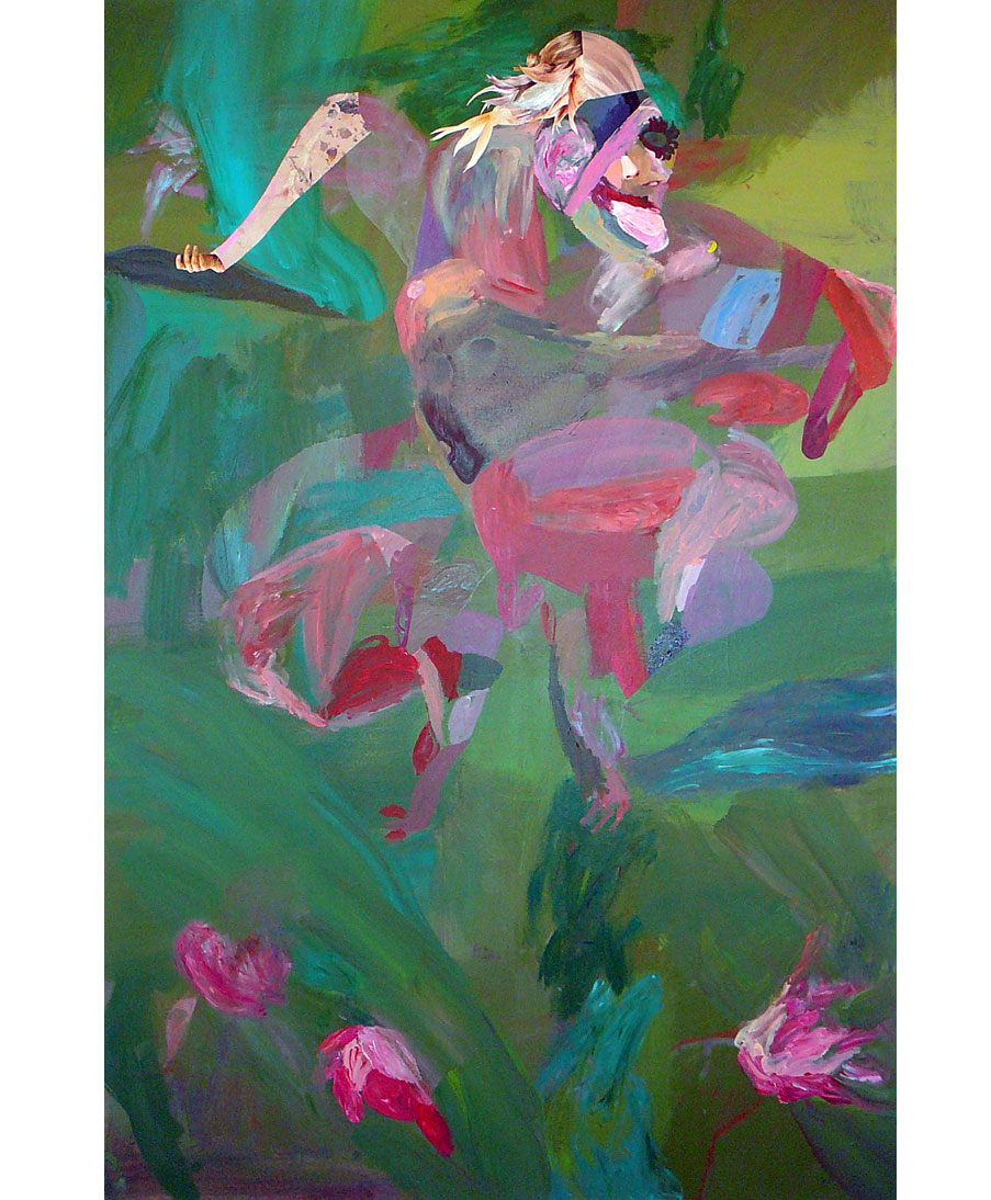 Large image of Jennine Scarboro's painting The Flower Burning in the Day